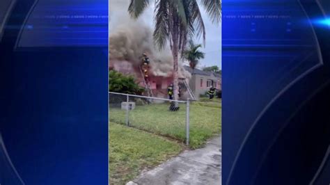 No injuries reported after firefighters extinguish blaze in Miami home
